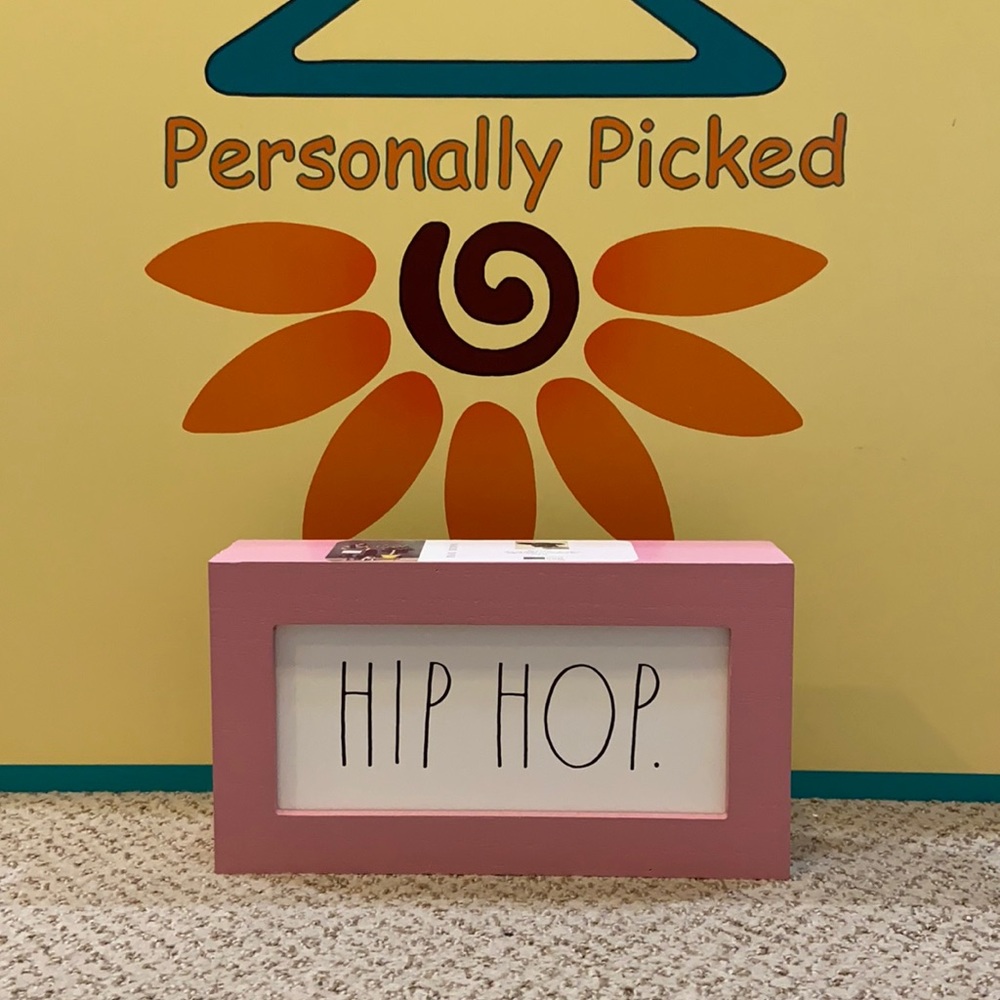 Rae Dunn HIP HOP Wooden Sign